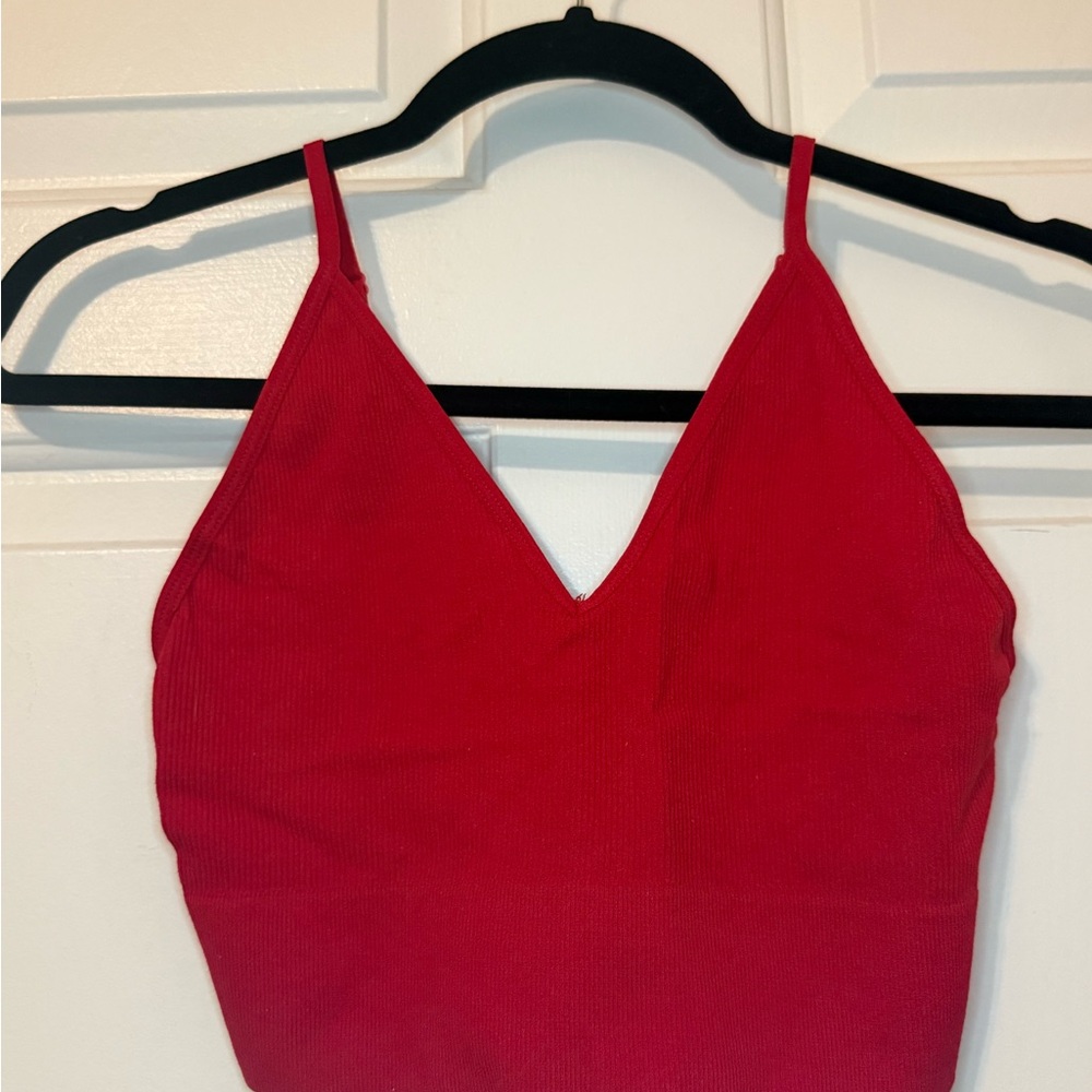 Bozzolo Red V-Neck Camisole